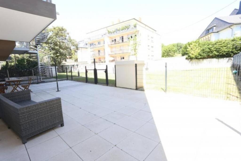 Large Family Retro Flat In City Center- Large Terrace & Garden View, Free Parking 卢森堡 外观 照片