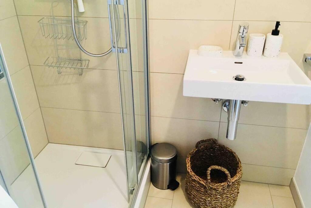 Large Family Retro Flat In City Center- Large Terrace & Garden View, Free Parking 卢森堡 外观 照片